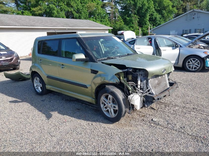 2011 Kia Soul + VIN: KNDJT2A26B7296790 Lot: 39432322