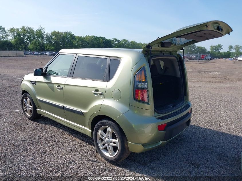 2011 Kia Soul + VIN: KNDJT2A26B7296790 Lot: 39432322