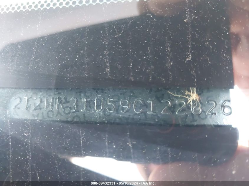 2009 Lexus Rx 350 VIN: 2T2HK31U59C122626 Lot: 39432331