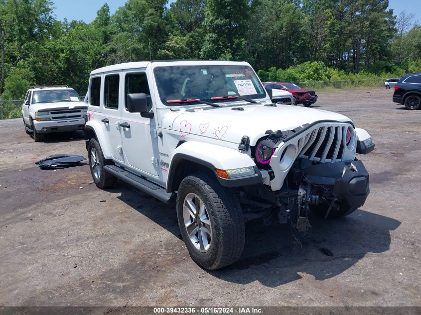 2021 Jeep Wrangler Unlimited Sahara 4X4 VIN: 1C4HJXEN1MW500877 Lot: 39432336