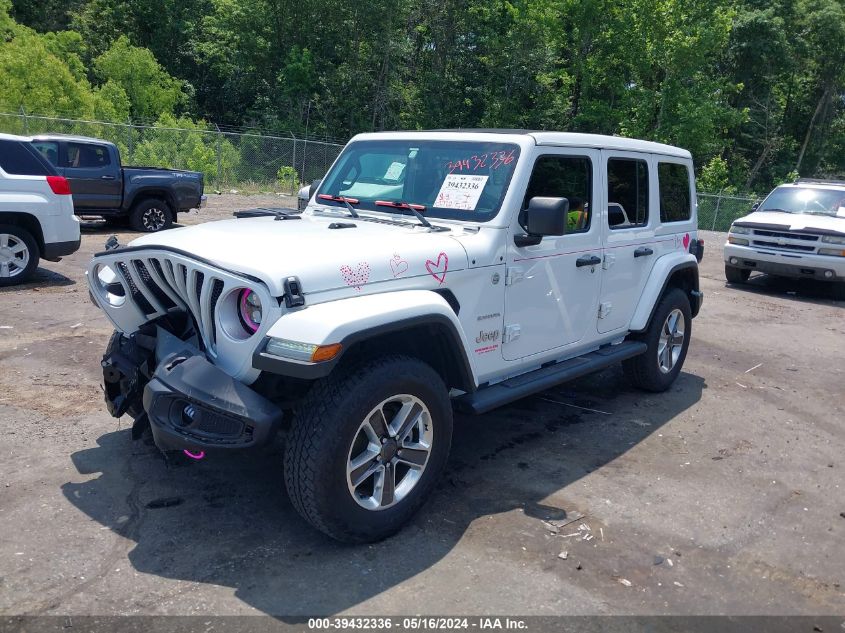 2021 Jeep Wrangler Unlimited Sahara 4X4 VIN: 1C4HJXEN1MW500877 Lot: 39432336