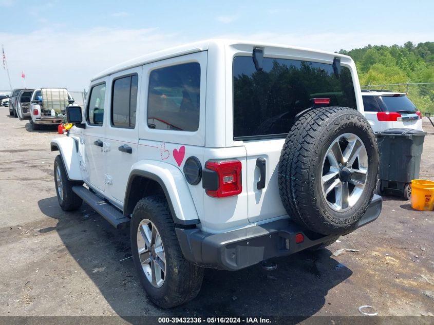 2021 Jeep Wrangler Unlimited Sahara 4X4 VIN: 1C4HJXEN1MW500877 Lot: 39432336