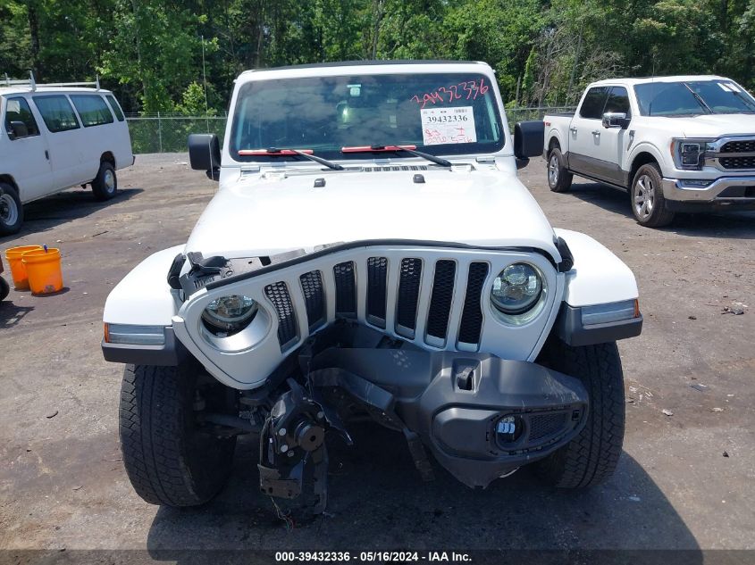 2021 Jeep Wrangler Unlimited Sahara 4X4 VIN: 1C4HJXEN1MW500877 Lot: 39432336