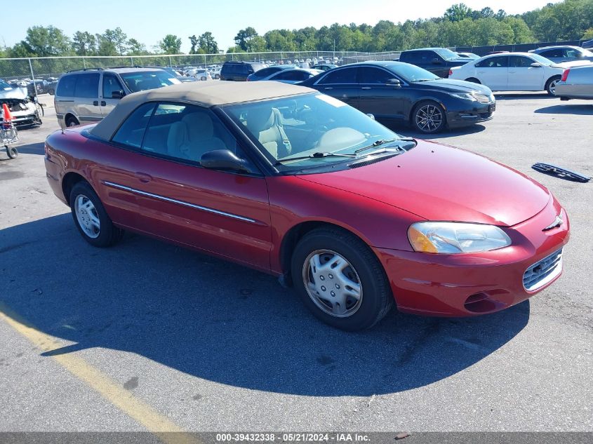 2002 Chrysler Sebring Lx VIN: 1C3EL45R42N248239 Lot: 39432338