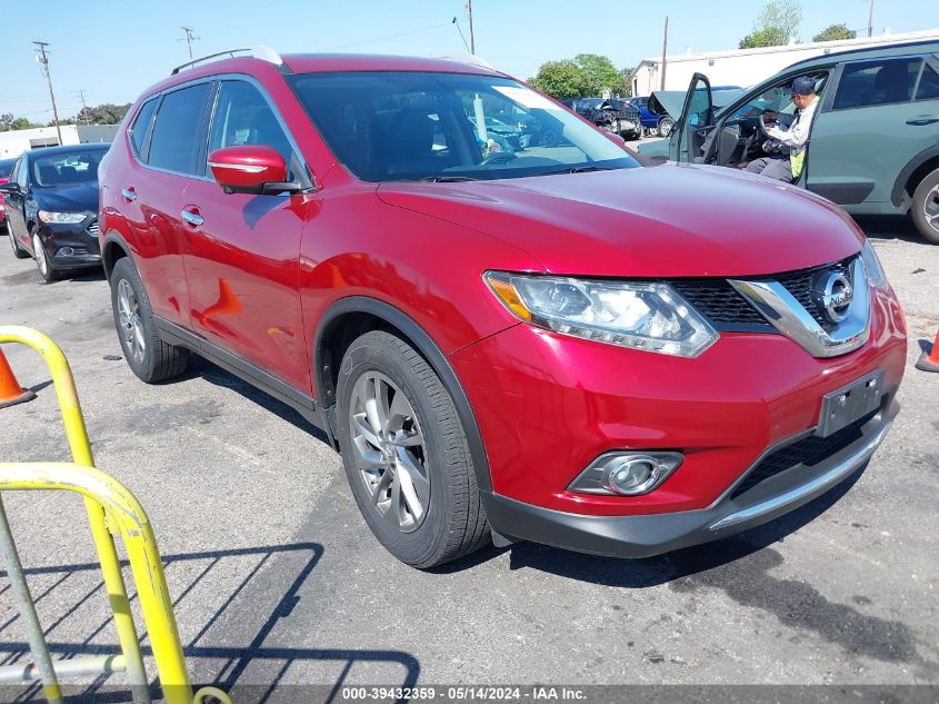 2015 Nissan Rogue Sl VIN: 5N1AT2MT4FC923886 Lot: 39432359