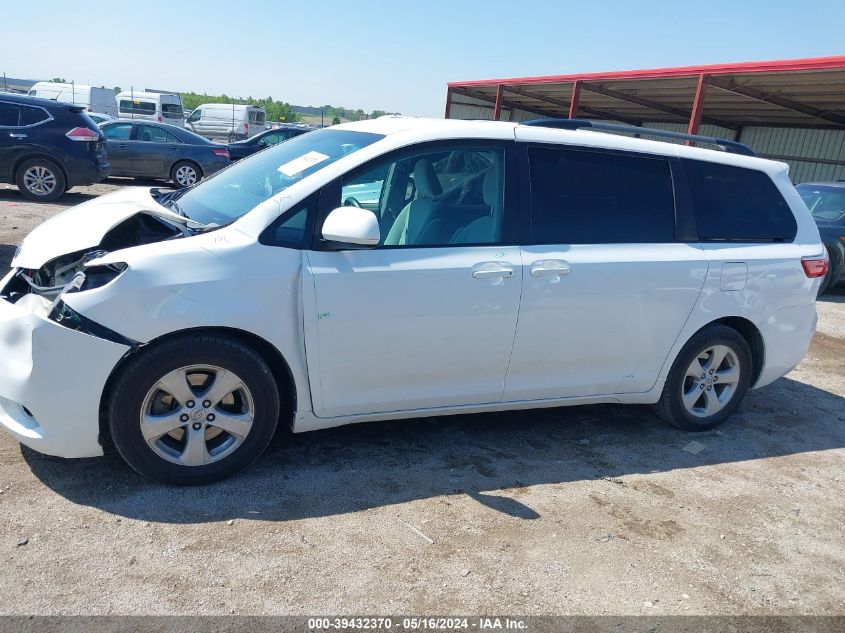 2016 Toyota Sienna Le 8 Passenger VIN: 5TDKK3DCXGS710846 Lot: 39432370