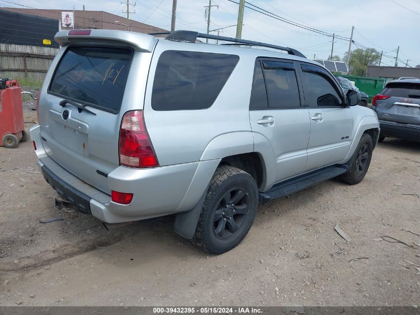 2004 Toyota 4Runner Sr5 V8 VIN: JTEBT14R940040206 Lot: 39432395