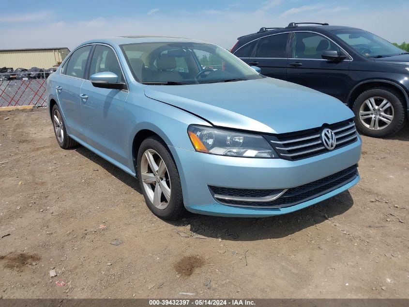 2013 Volkswagen Passat 2.5L Se VIN: 1VWBH7A39DC021160 Lot: 39432397