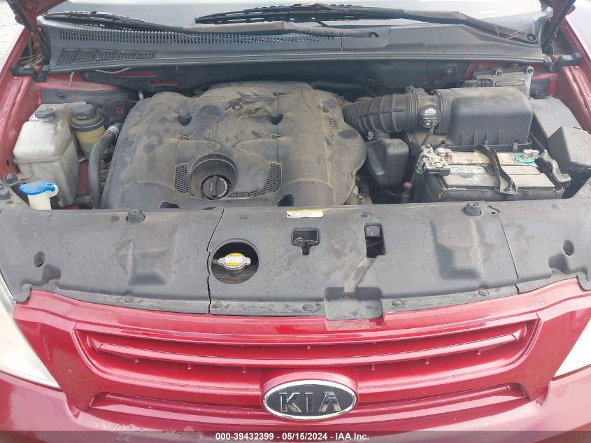 2010 Kia Sedona Lx VIN: KNDMG4C31A6356093 Lot: 39432399