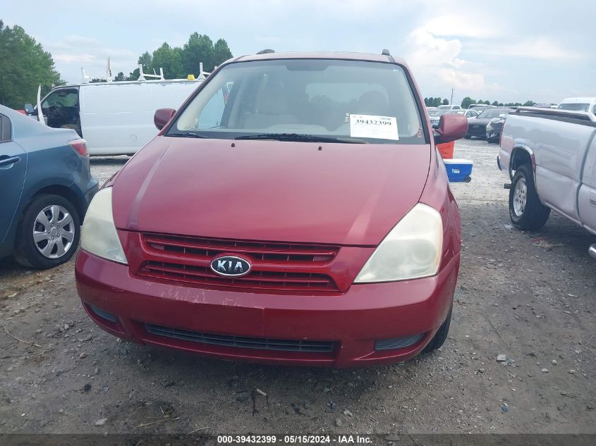 2010 Kia Sedona Lx VIN: KNDMG4C31A6356093 Lot: 39432399