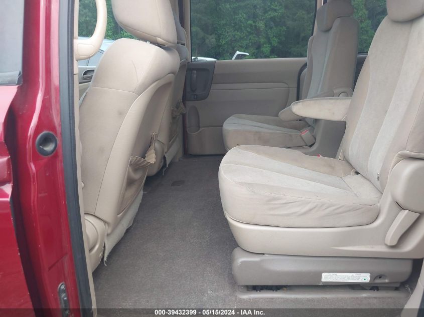 2010 Kia Sedona Lx VIN: KNDMG4C31A6356093 Lot: 39432399