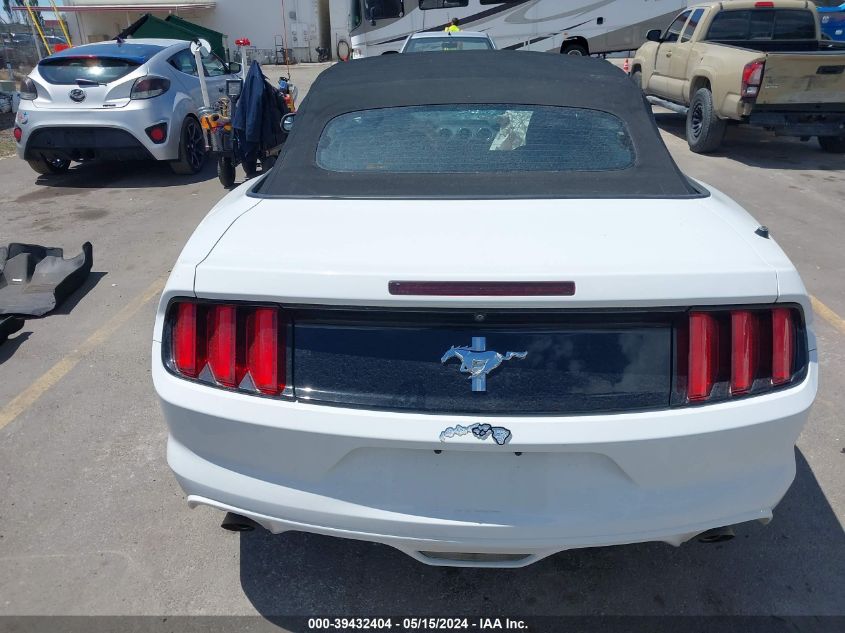 2015 Ford Mustang V6 VIN: 1FATP8EM4F5350655 Lot: 39432404