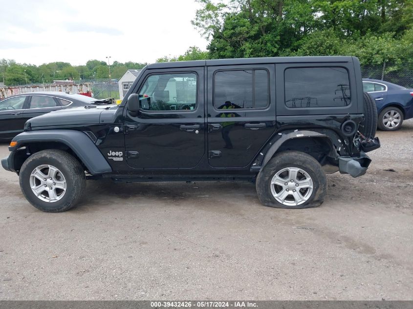 2019 Jeep Wrangler Unlimited Sport S 4X4 VIN: 1C4HJXDG3KW616355 Lot: 39432426