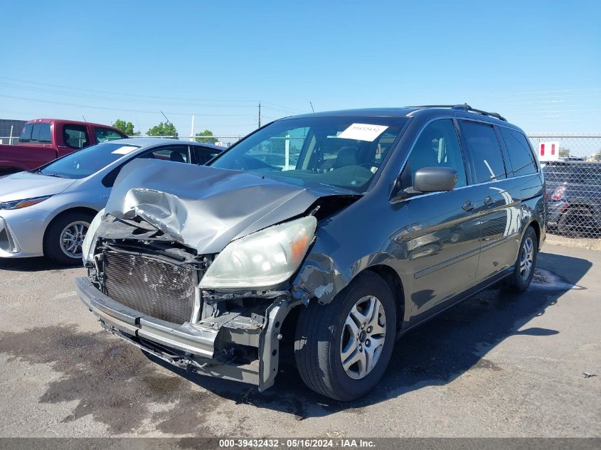 2007 Honda Odyssey Ex-L VIN: 5FNRL38747B424827 Lot: 39432432