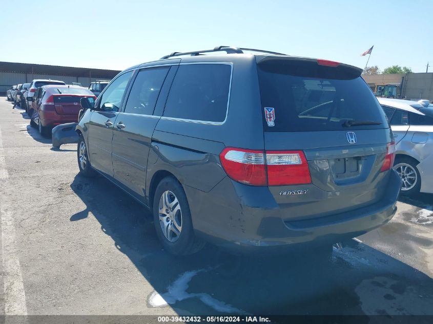 2007 Honda Odyssey Ex-L VIN: 5FNRL38747B424827 Lot: 39432432