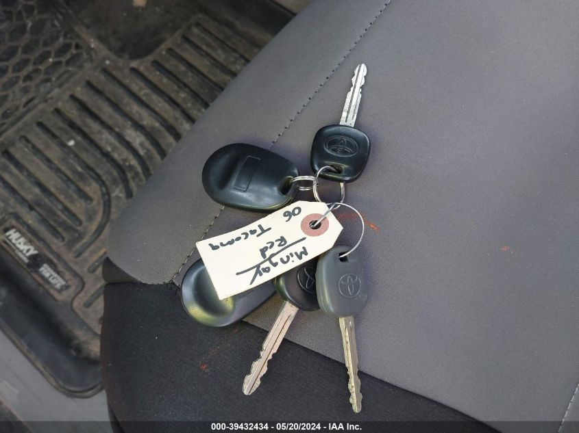 2006 Toyota Tacoma Base V6 VIN: 5TELU42N26Z271586 Lot: 39432434