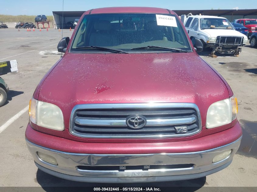 2000 Toyota Tundra Ltd V8 VIN: 5TBBT4816YS042212 Lot: 39432445