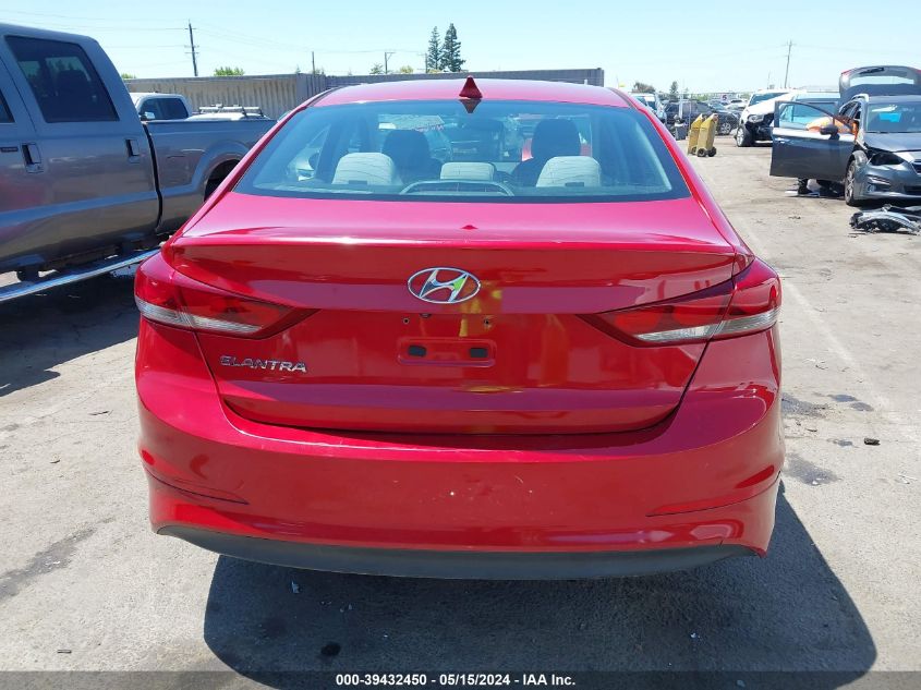 2018 Hyundai Elantra Sel VIN: 5NPD84LF9JH216287 Lot: 39432450