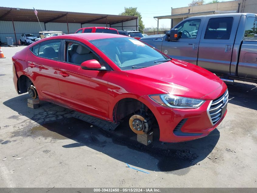 2018 Hyundai Elantra Sel VIN: 5NPD84LF9JH216287 Lot: 39432450