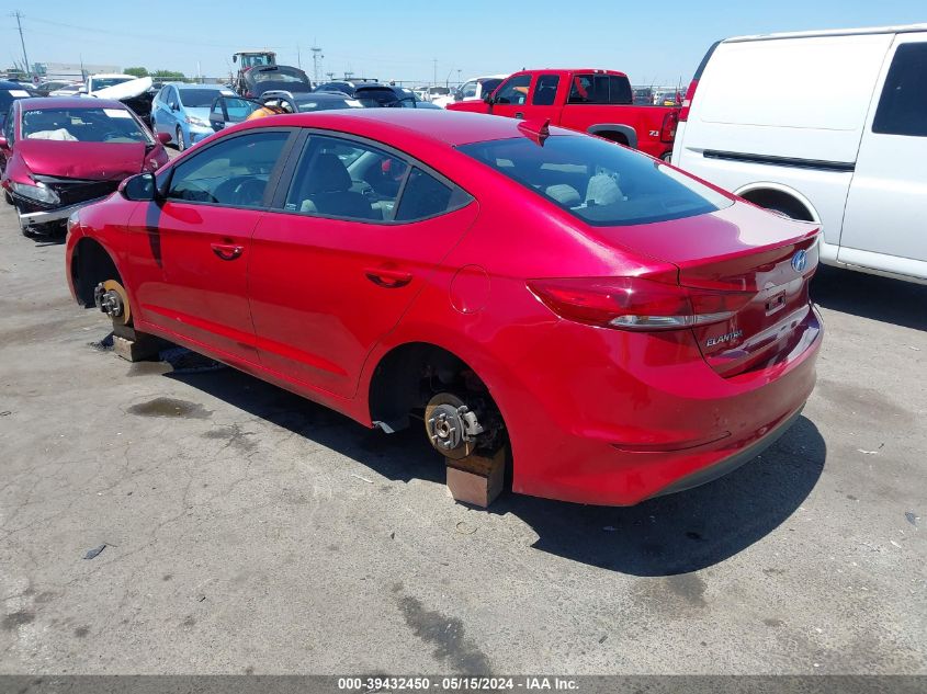 2018 Hyundai Elantra Sel VIN: 5NPD84LF9JH216287 Lot: 39432450