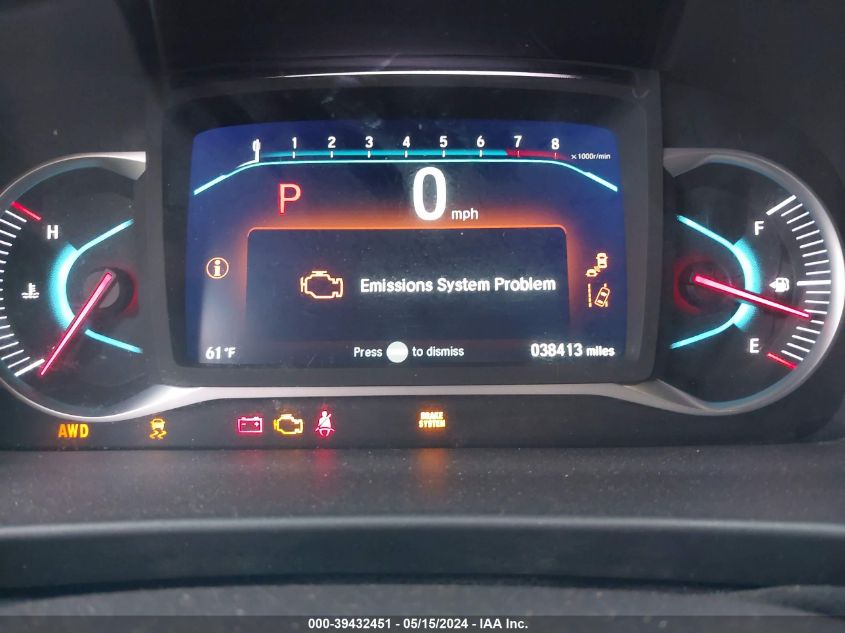 2020 Honda Pilot Awd Black Edition VIN: 5FNYF6H7XLB049931 Lot: 39432451