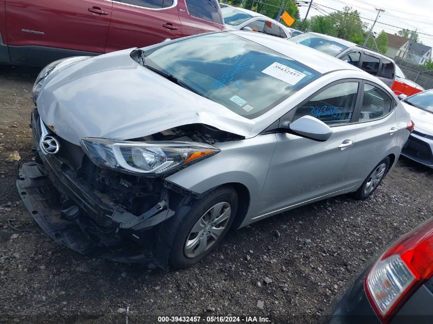 2016 Hyundai Elantra Se VIN: KMHDH4AE2GU488118 Lot: 39432457