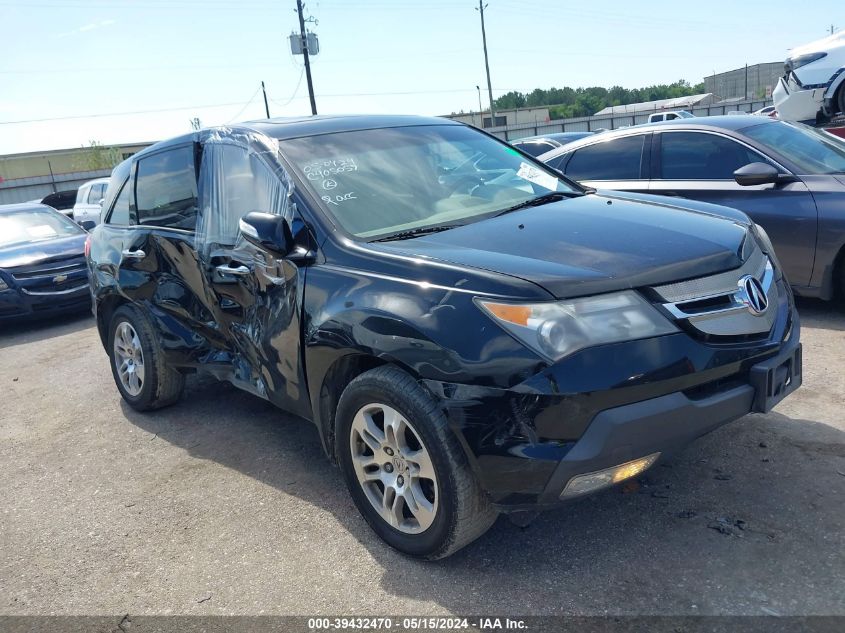 2009 Acura Mdx Technology Package VIN: 2HNYD28609H532332 Lot: 39432470