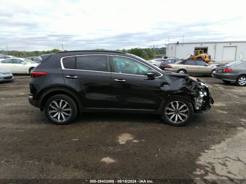 2018 Kia Sportage Ex VIN: KNDPNCAC2J7422760 Lot: 39432488