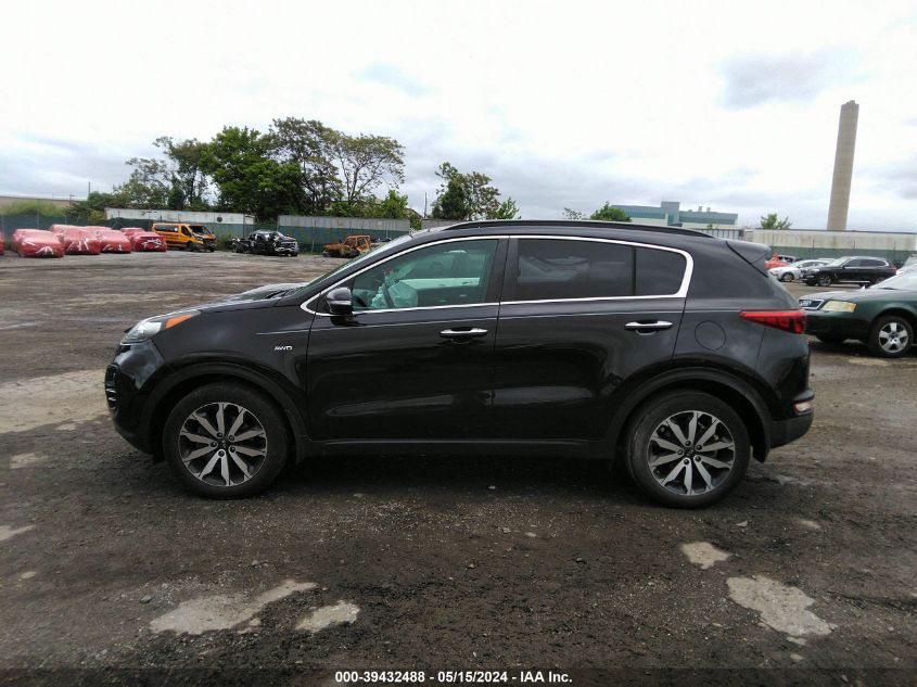 2018 Kia Sportage Ex VIN: KNDPNCAC2J7422760 Lot: 39432488