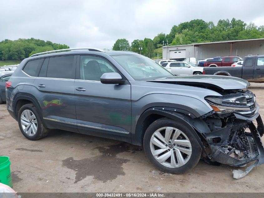 2021 Volkswagen Atlas 3.6L V6 Sel VIN: 1V2BR2CA0MC513847 Lot: 39432491