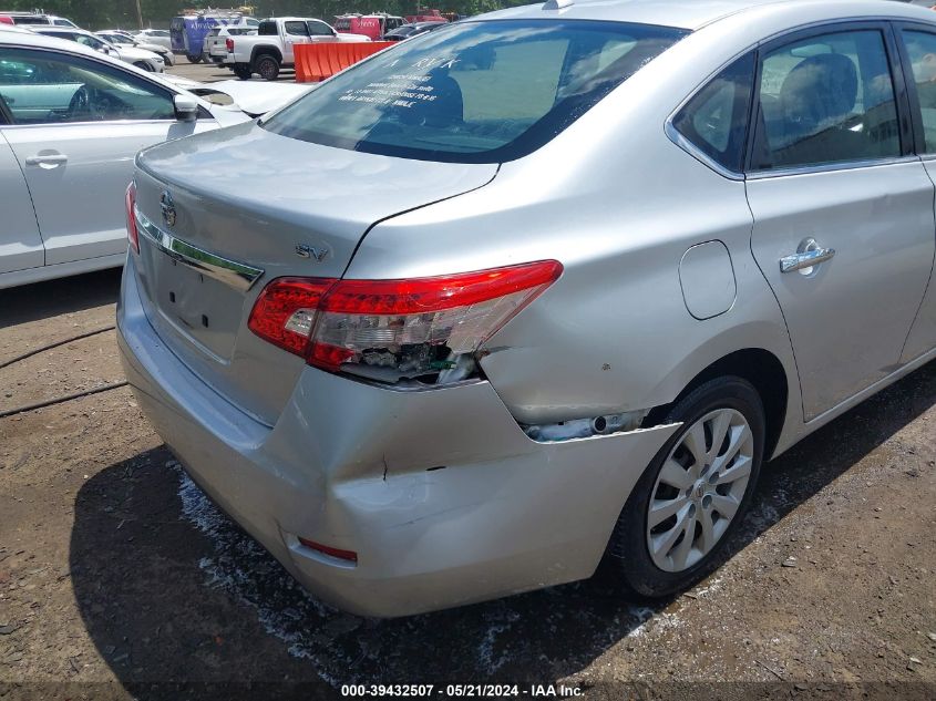 2015 Nissan Sentra Fe+ S/S/Sl/Sr/Sv VIN: 3N1AB7AP8FY291416 Lot: 39432507