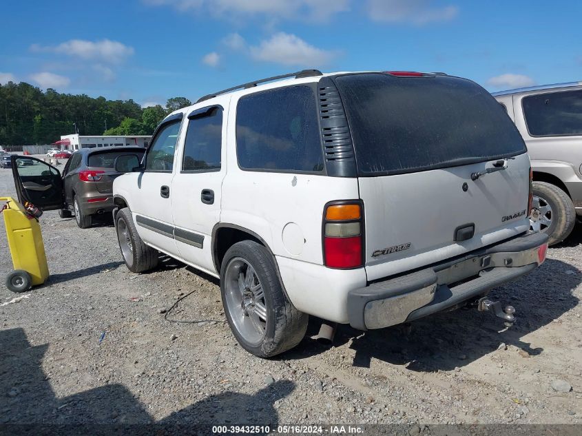 2004 Chevrolet Tahoe Ls VIN: 1GNEK13Z74R296921 Lot: 39432510