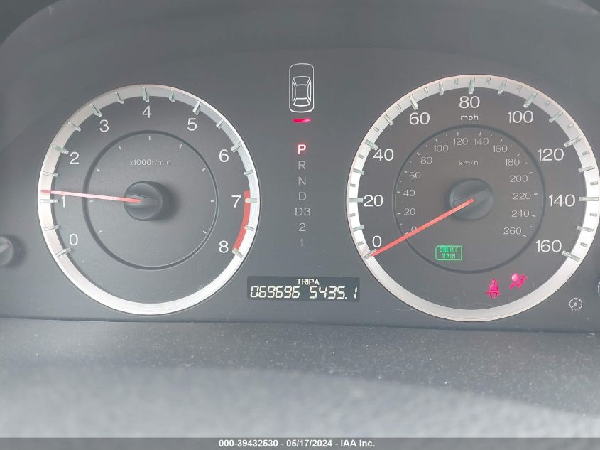 2010 Honda Accord Lx VIN: 1HGCP2F33AA119115 Lot: 39432530