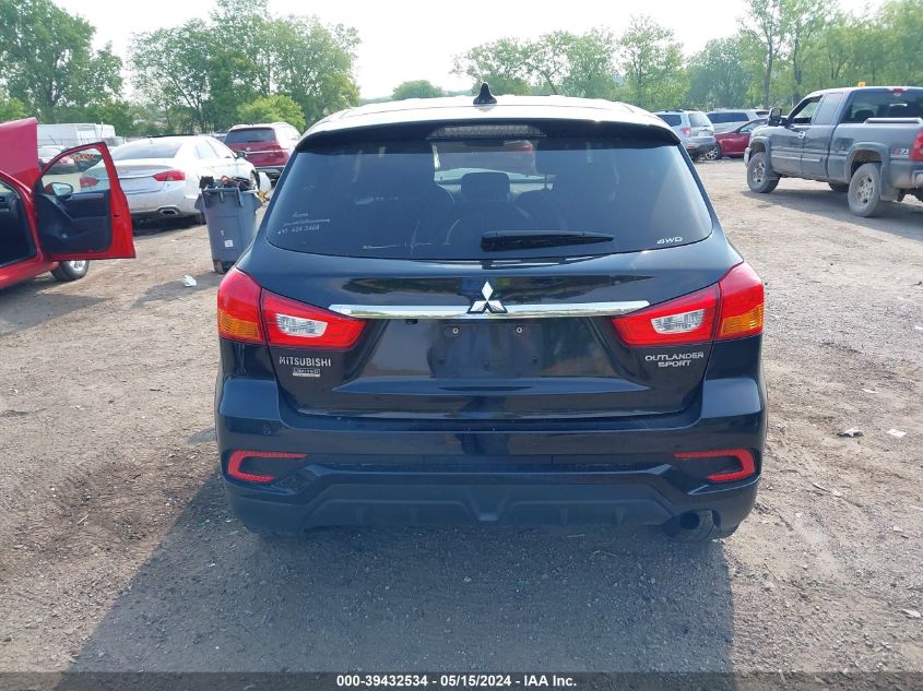 2018 Mitsubishi Outlander Sport 2.0 Le VIN: JA4AR3AU3JU016114 Lot: 39432534