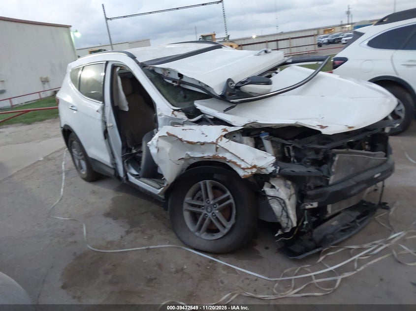 5NMZUDLB2JH073016 2018 Hyundai Santa Fe Sport 2.4L auction photo 1
