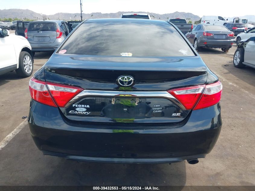 2016 Toyota Camry Se VIN: 4T1BF1FK1GU550764 Lot: 39432553