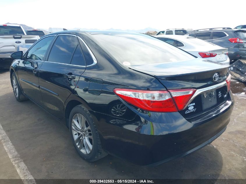 2016 Toyota Camry Se VIN: 4T1BF1FK1GU550764 Lot: 39432553