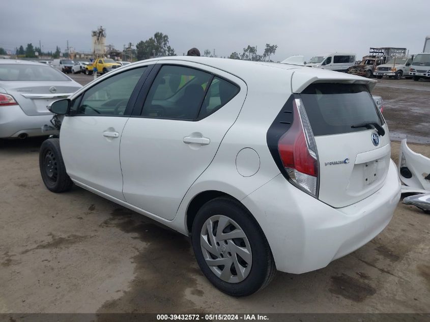 2015 Toyota Prius C One VIN: JTDKDTB31F1110533 Lot: 39432572