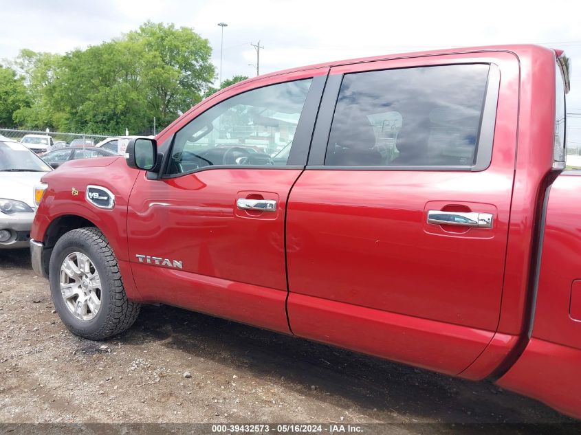 2017 Nissan Titan Sv VIN: 1N6AA1EK8HN544551 Lot: 39432573