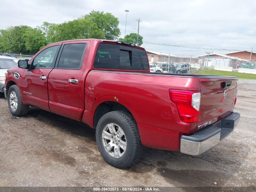 2017 Nissan Titan Sv VIN: 1N6AA1EK8HN544551 Lot: 39432573