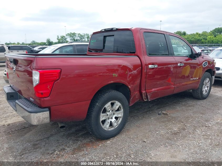 2017 Nissan Titan Sv VIN: 1N6AA1EK8HN544551 Lot: 39432573