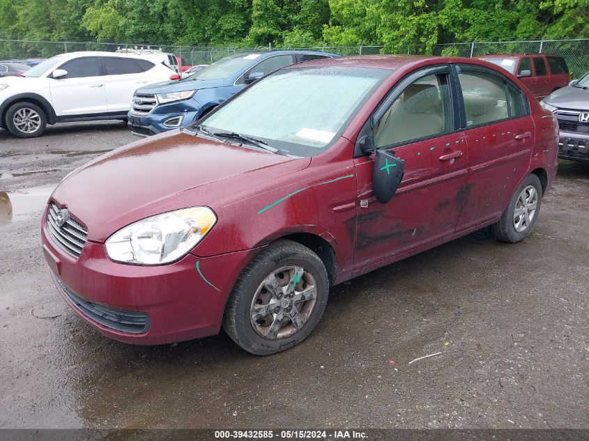 2009 Hyundai Accent Gls VIN: KMHCN46C09U373046 Lot: 39432585