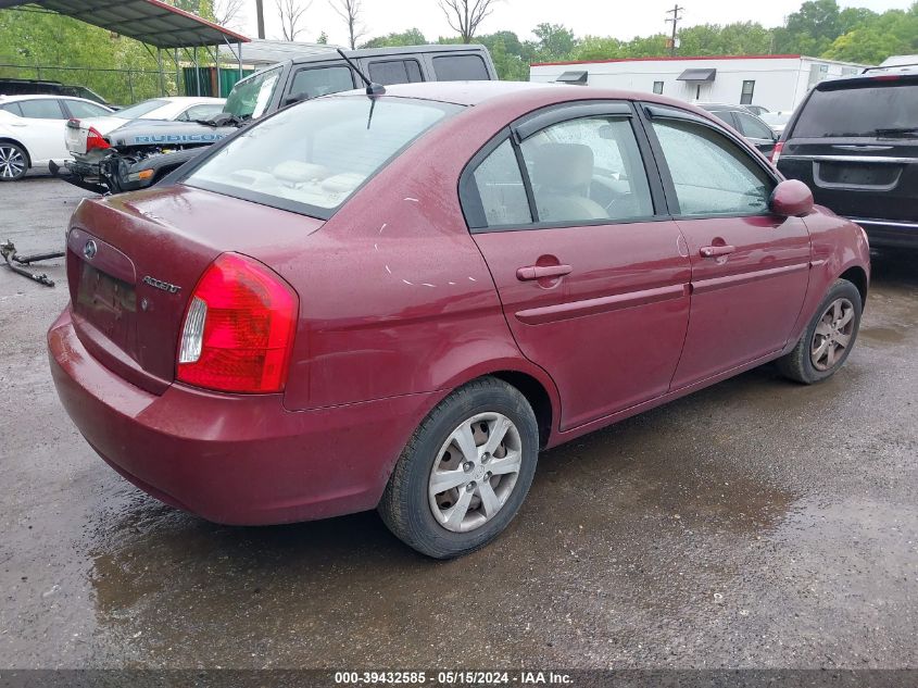 2009 Hyundai Accent Gls VIN: KMHCN46C09U373046 Lot: 39432585