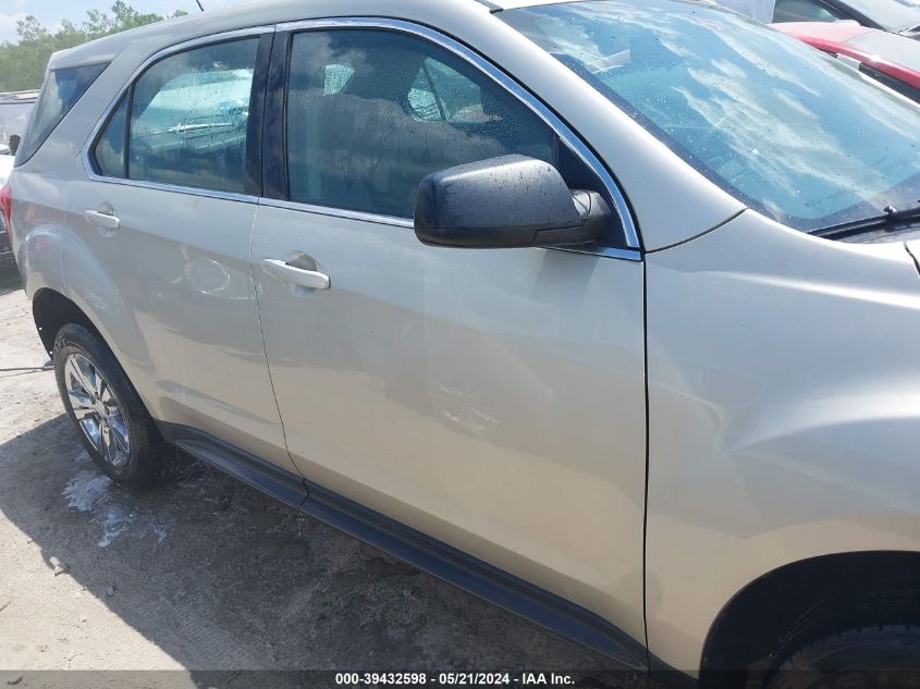 2013 Chevrolet Equinox Ls VIN: 2GNFLCEK3D6252391 Lot: 39432598