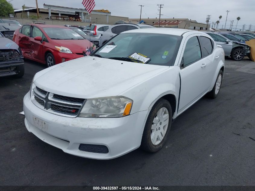 2014 Dodge Avenger Se VIN: 1C3CDZAB3EN116068 Lot: 39432597