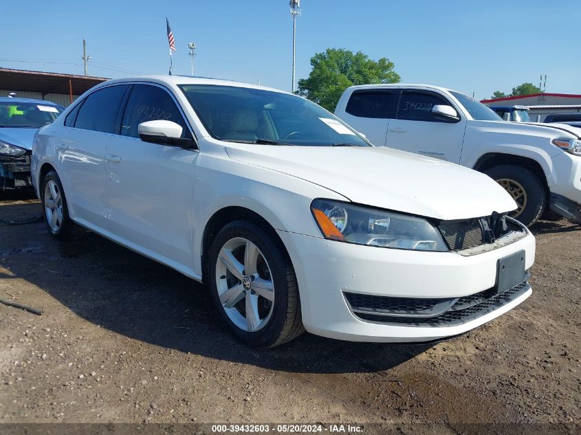 2013 Volkswagen Passat 2.0L Tdi Se VIN: 1VWBN7A30DC072023 Lot: 39432603