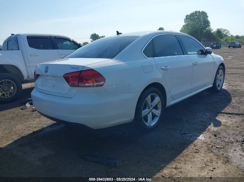 2013 Volkswagen Passat 2.0L Tdi Se VIN: 1VWBN7A30DC072023 Lot: 39432603