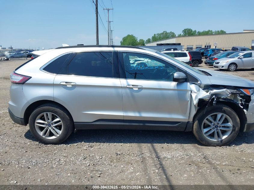 2017 Ford Edge Sel VIN: 2FMPK4J85HBC08370 Lot: 39432625