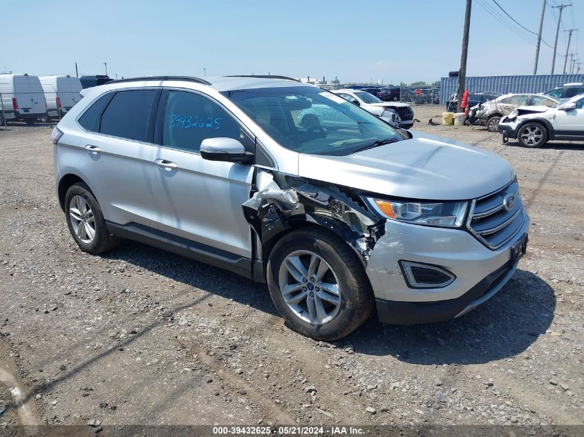 2017 Ford Edge Sel VIN: 2FMPK4J85HBC08370 Lot: 39432625