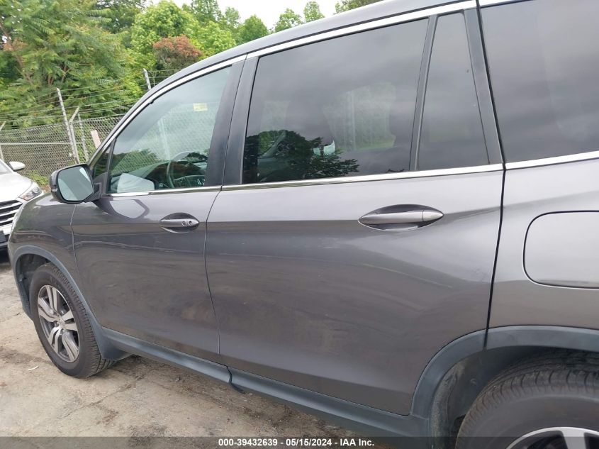 2017 Honda Pilot Ex-L VIN: 5FNYF5H5XHB014306 Lot: 39432639